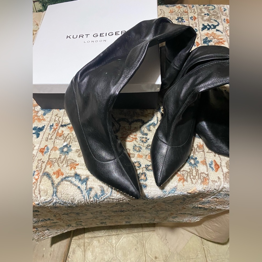 Kurt Geiger Women's Black Leather Shoes